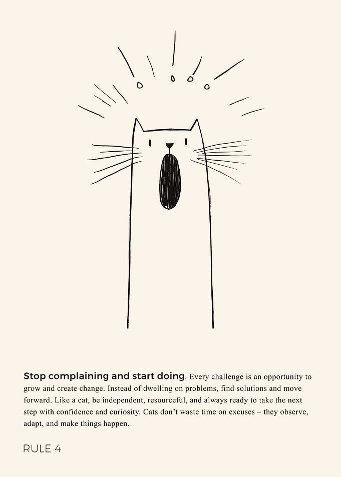 Cat, Take action und do more – Exclamation Mark