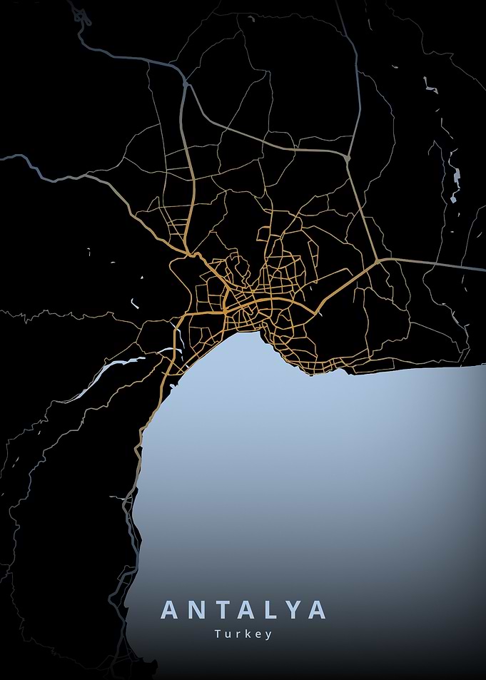 Antalya City Map