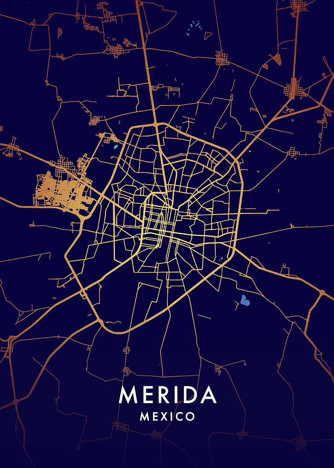 Merida City Map