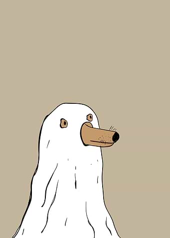Dog Ghost Illustration