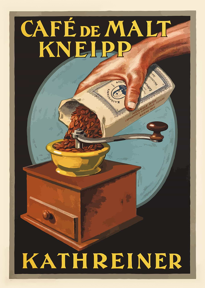 Cafe de Malt Kneipp Poster