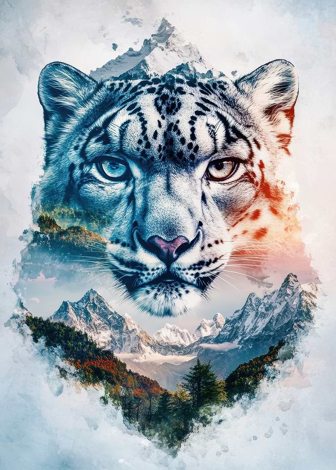 Snow Leopard Mountain View