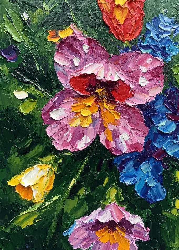 Floral Oil Painting