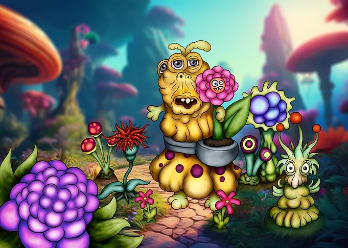 Fantasy Creature Garden