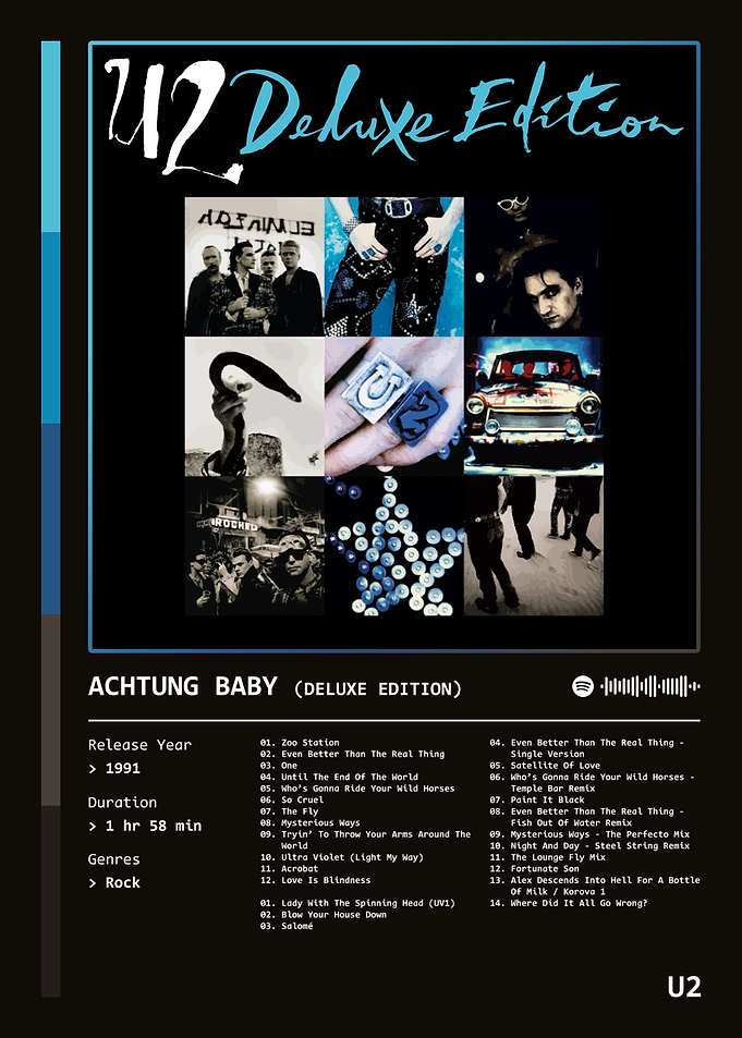 Achtung Baby (1991) Album by U2