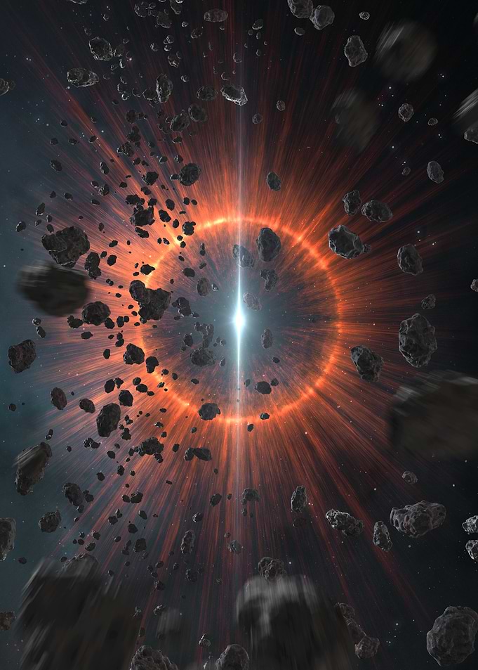 Space Debris and Star