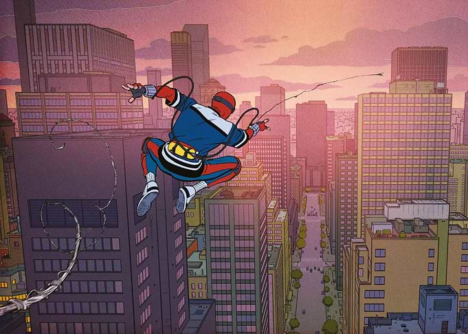YFN Spider-Man Cityscape