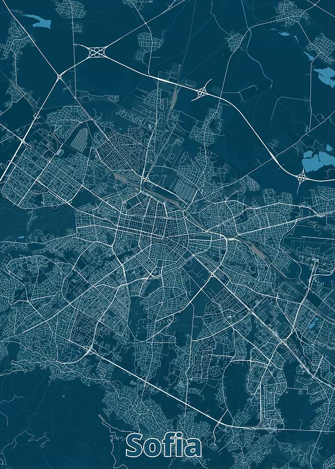 Sofia City Map