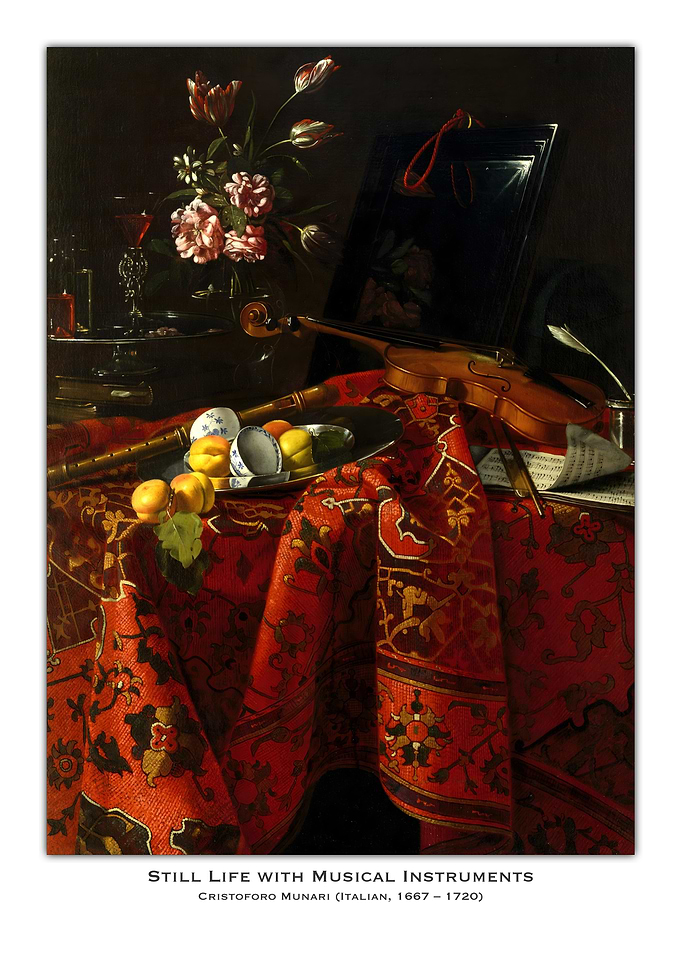 Still Life with Musical Instruments