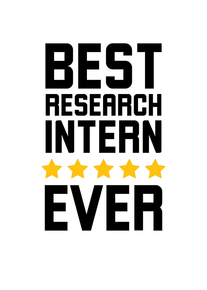 Best Research Intern Ever