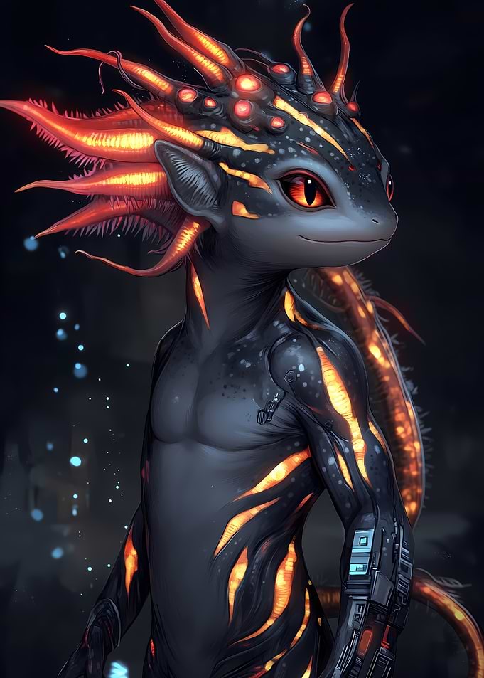 Bio-luminescent Creature Animal