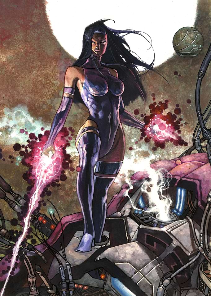 Psylocke in Action