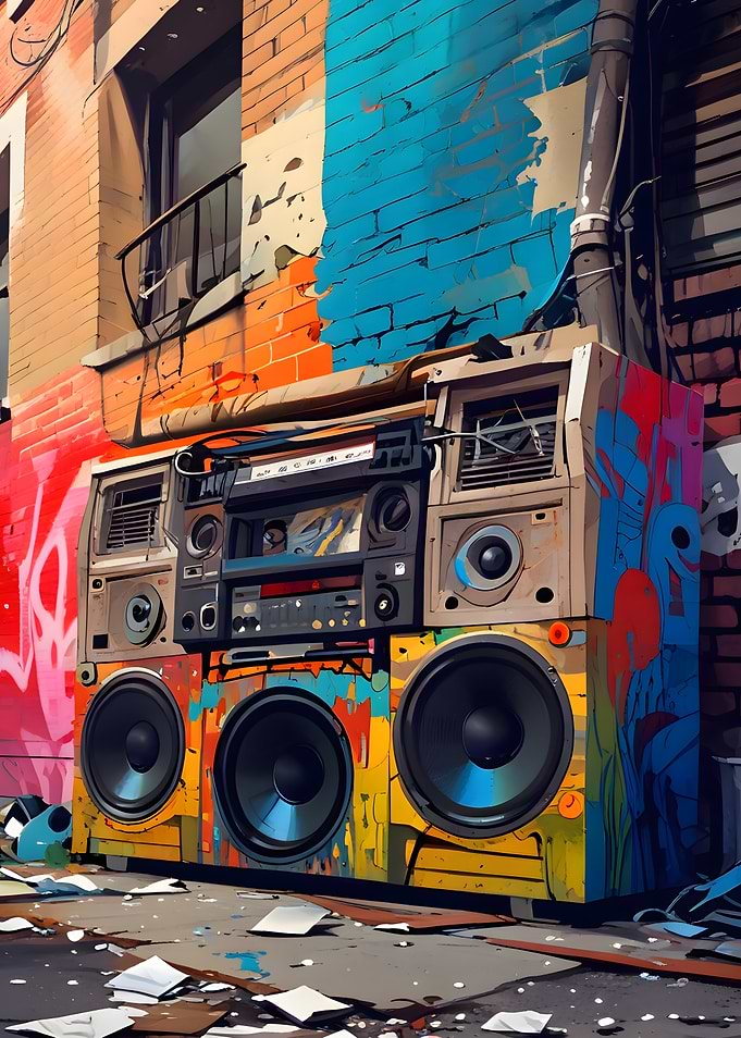 Vintage Boombox