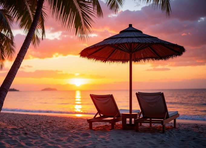 Sunset Beach Relaxation