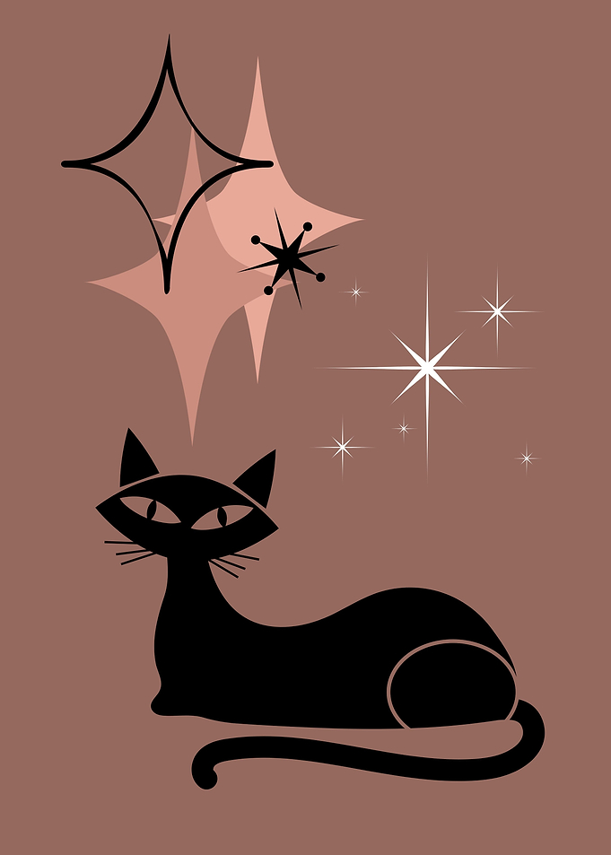 Mid-Century Modern Cat