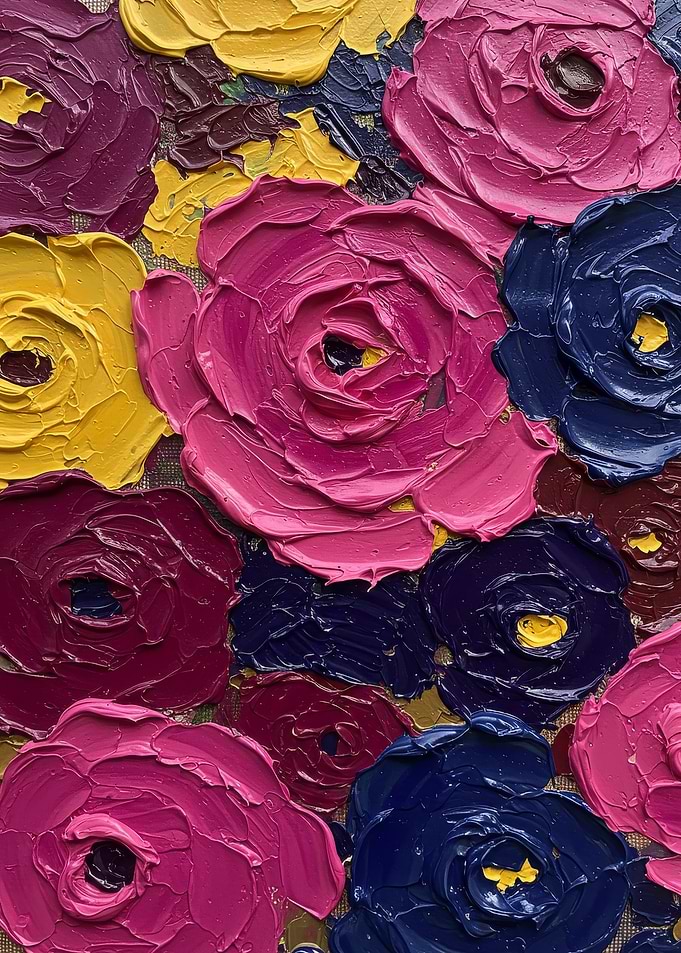 Abstract Floral Painting
