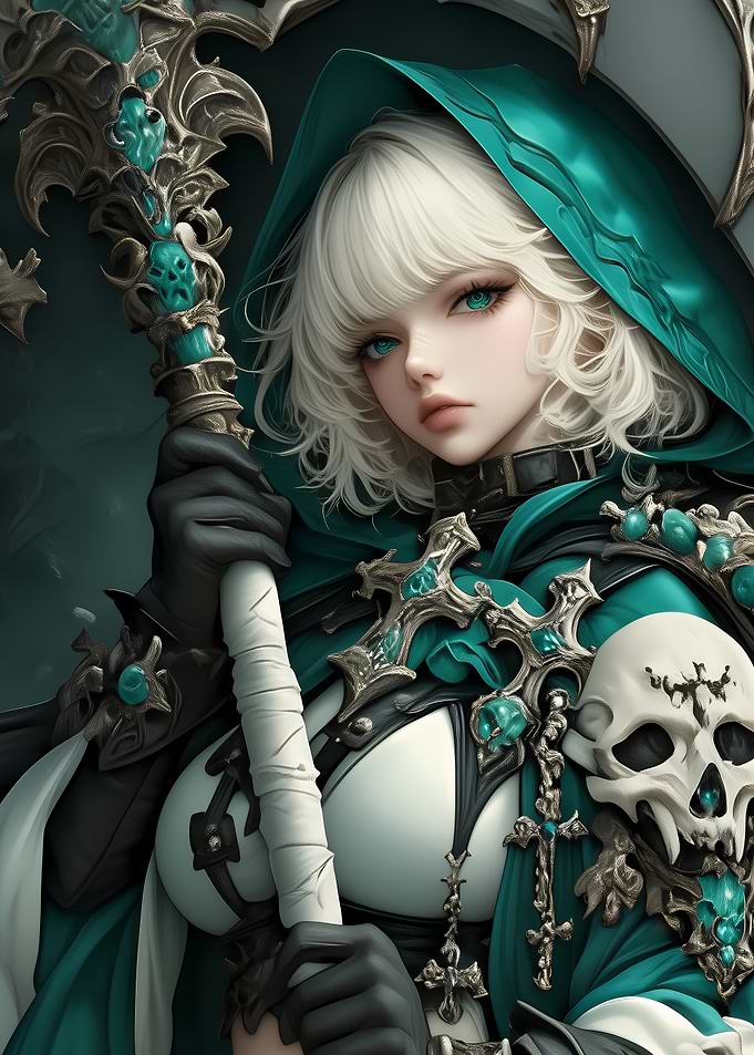 Anime Girl Female Warrior Gaming