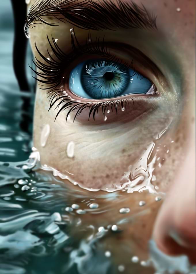 Emerging from the blue