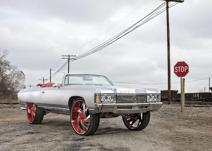 Custom Silver Convertible