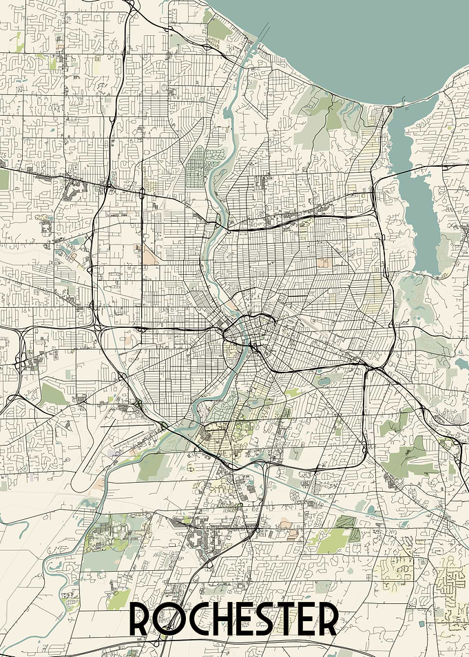 Rochester City Map