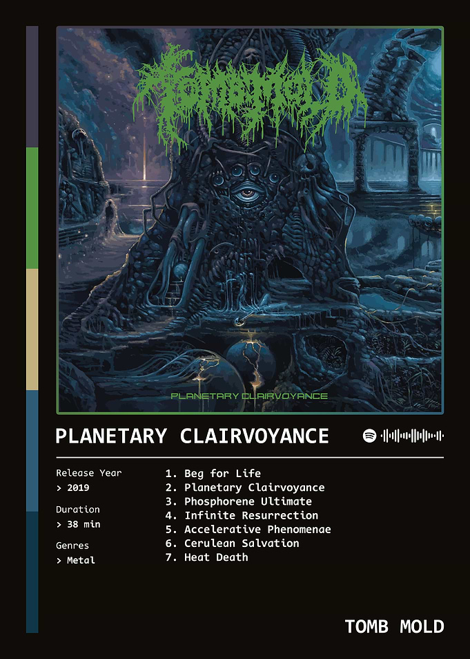 Planetary Clairvoyance (2019) Album by Tomb Mold