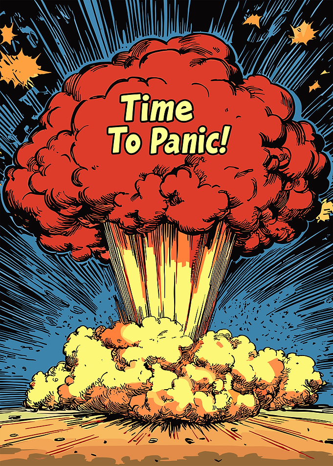 Time To Panic Comic Art