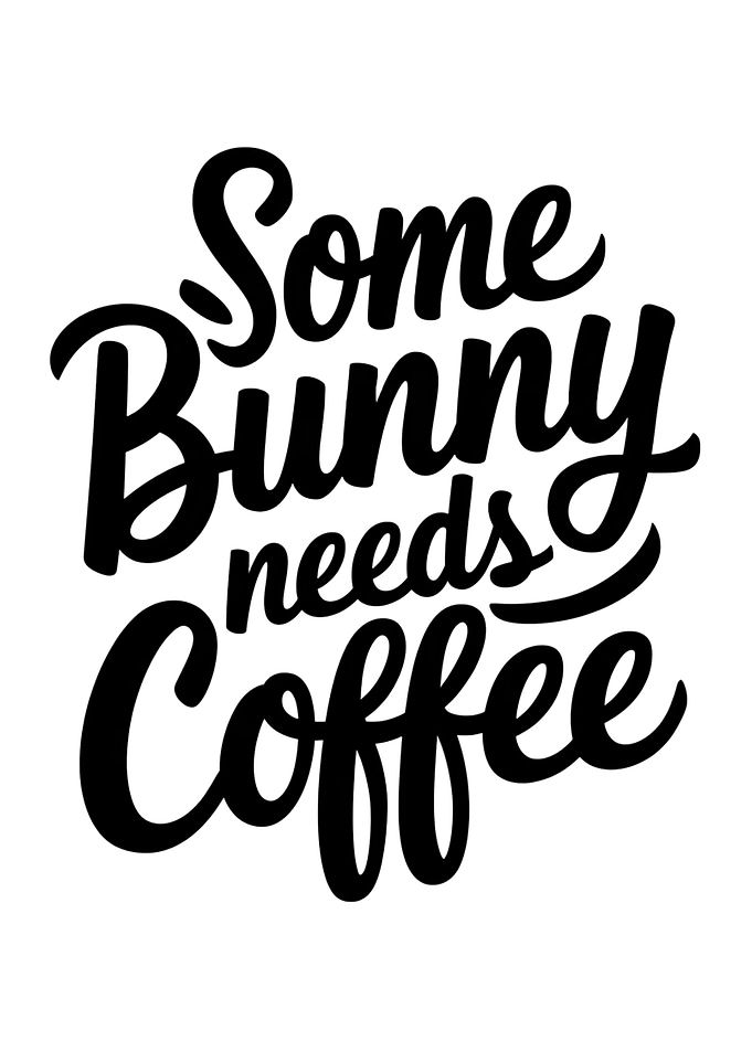 Funny Easter Bunny Coffee