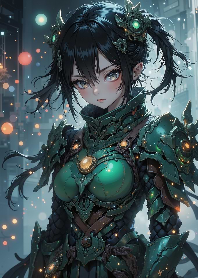 Anime Warrior Girl