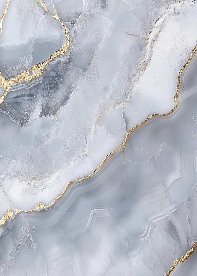 Blue and Gold Marble Texture