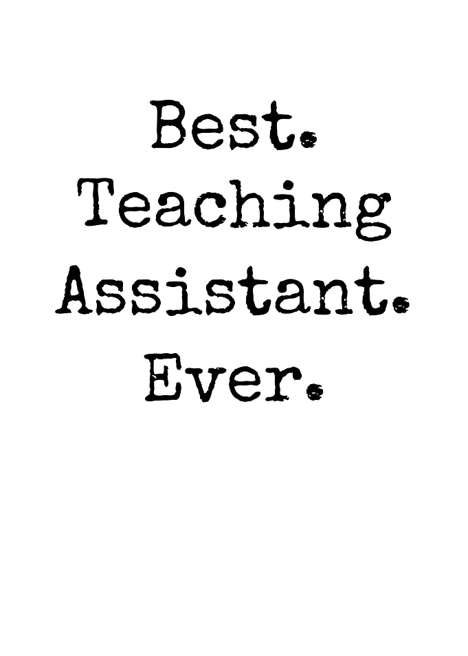 Best Teaching Assistant Ever