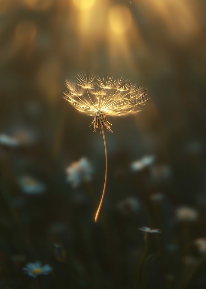 Dandelion in Sunlight