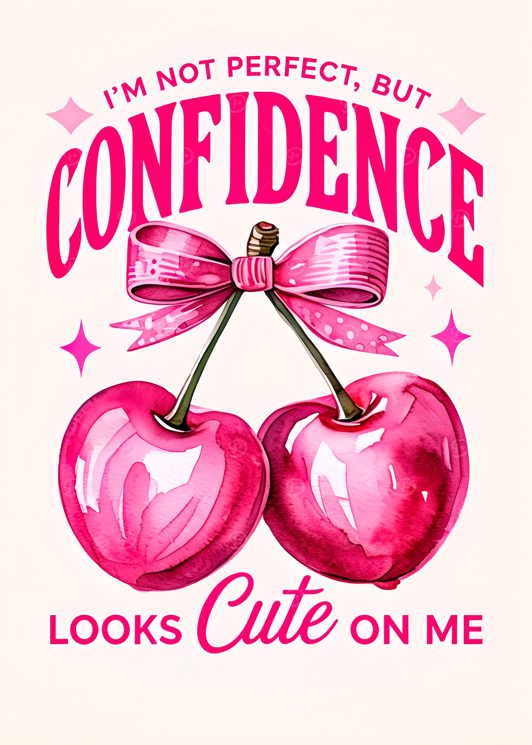 Confidence Cherry Print