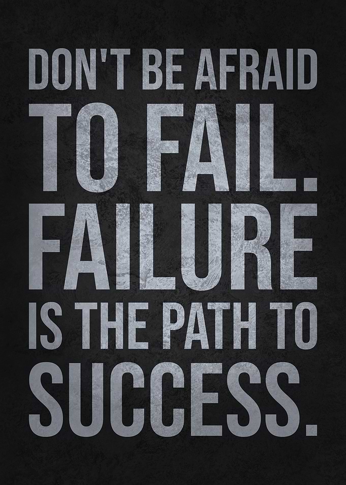 Failure Is Path To Success, Motivational