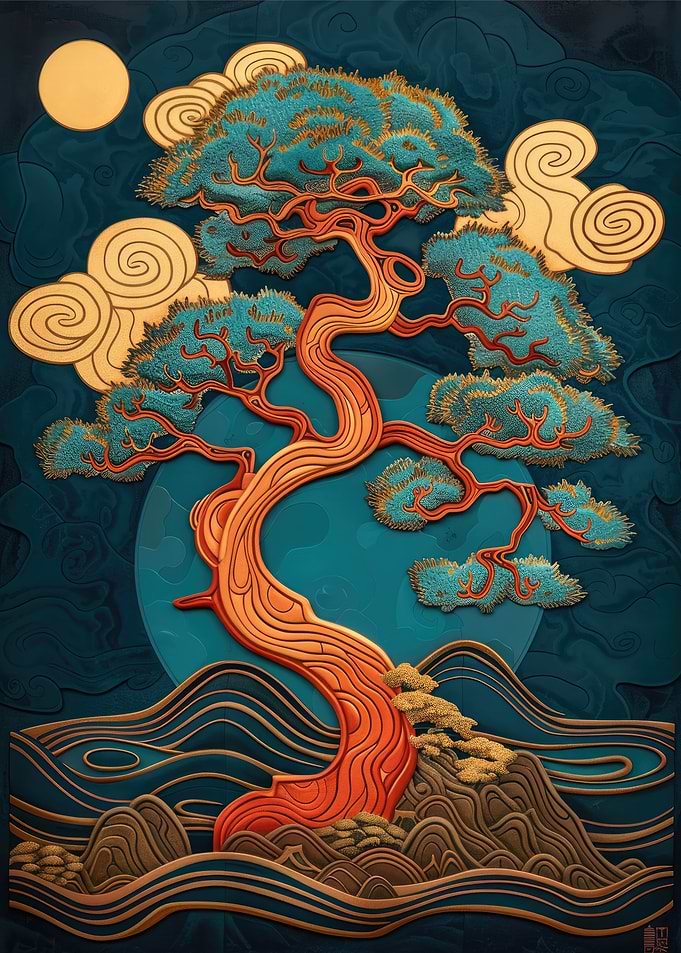 Japanese Bonsai Tree Art