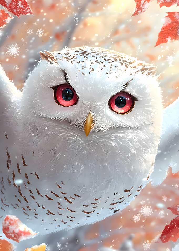 Snowy Owl Portrait Animal
