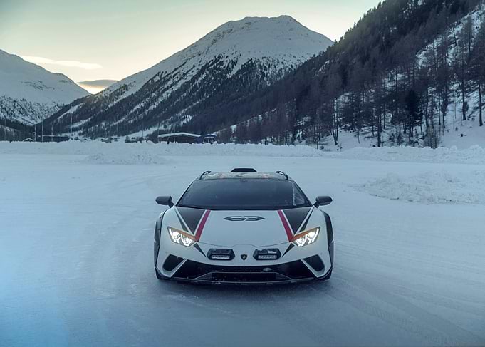 Lamborghini on Ice