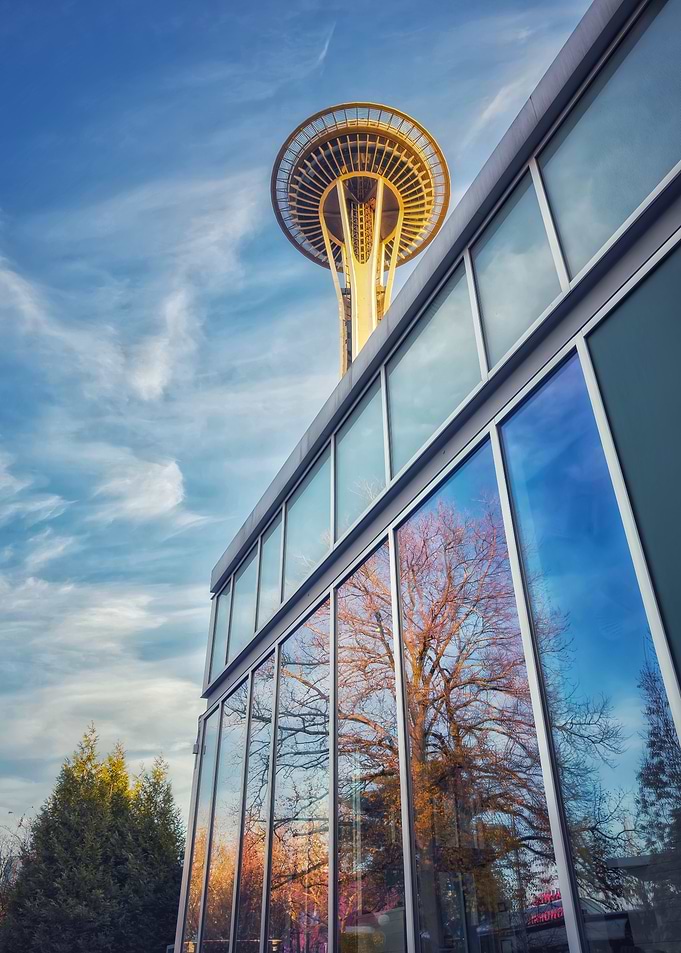 Space Needle Reflection