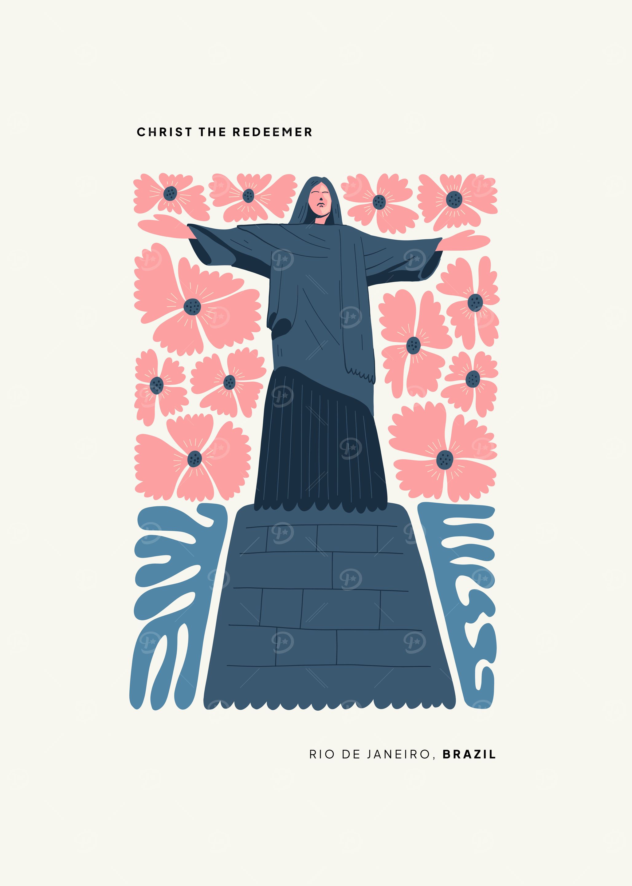 Christ the Redeemer Illustration
