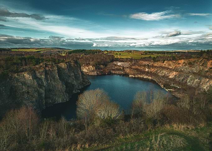 Lake in a Quarry