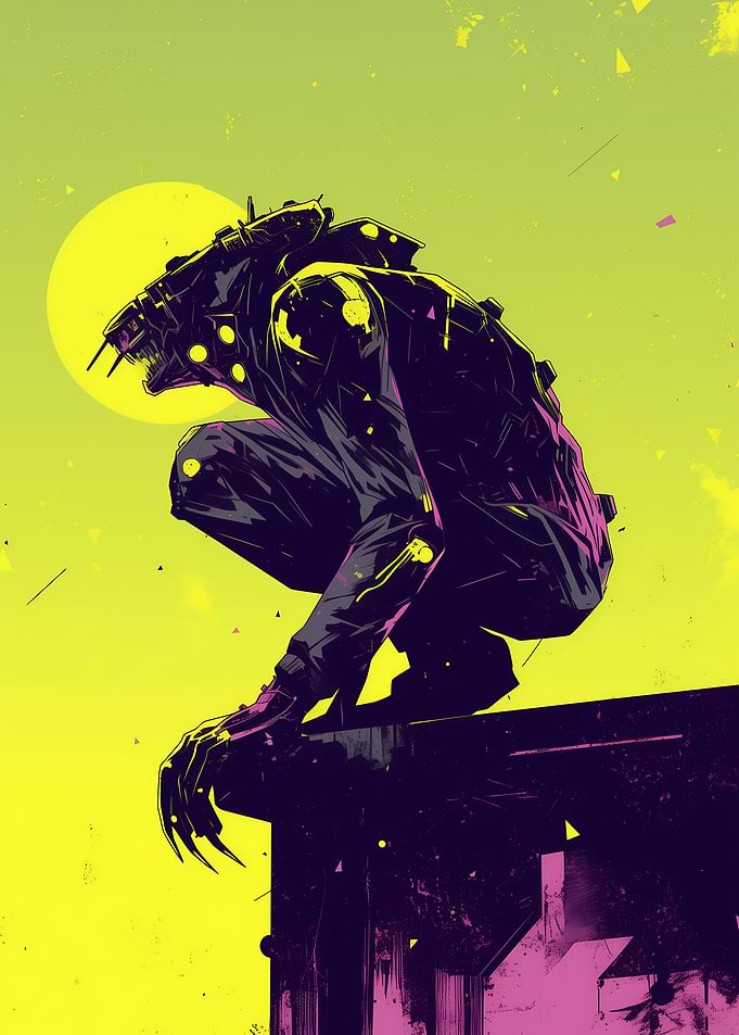 Cyberpunk Creature Art