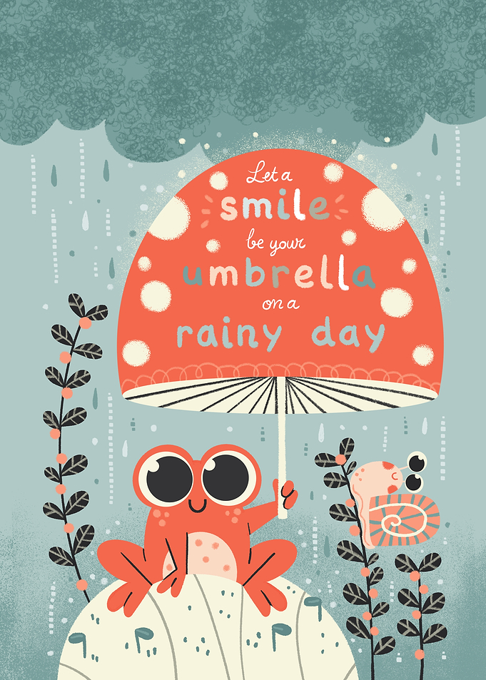 Smiling Frog Umbrella