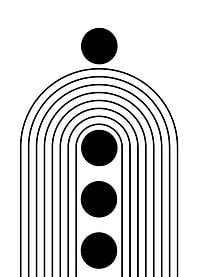 Abstract Black and White Art