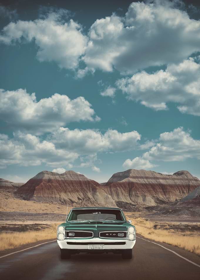 GTO On Mountain Road