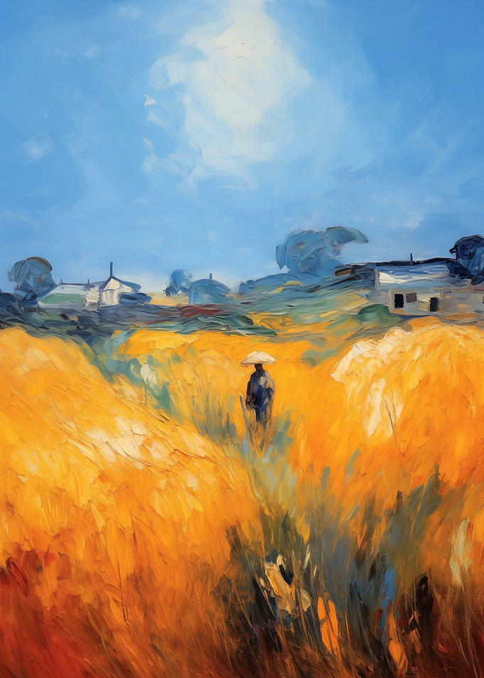 Golden Field Landscape