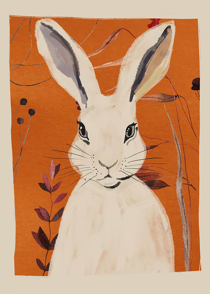 White Rabbit Illustration