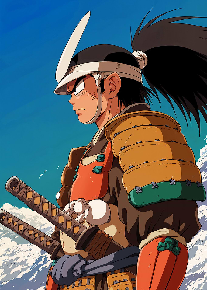 Samurai Warrior Anime Art