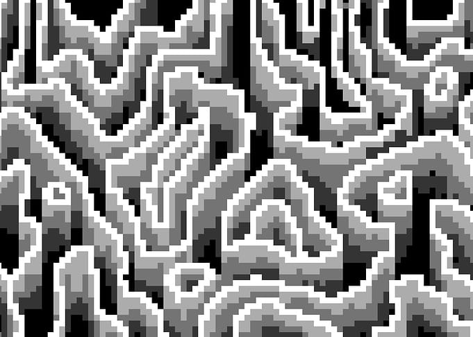 Abstract Pixelated Pattern