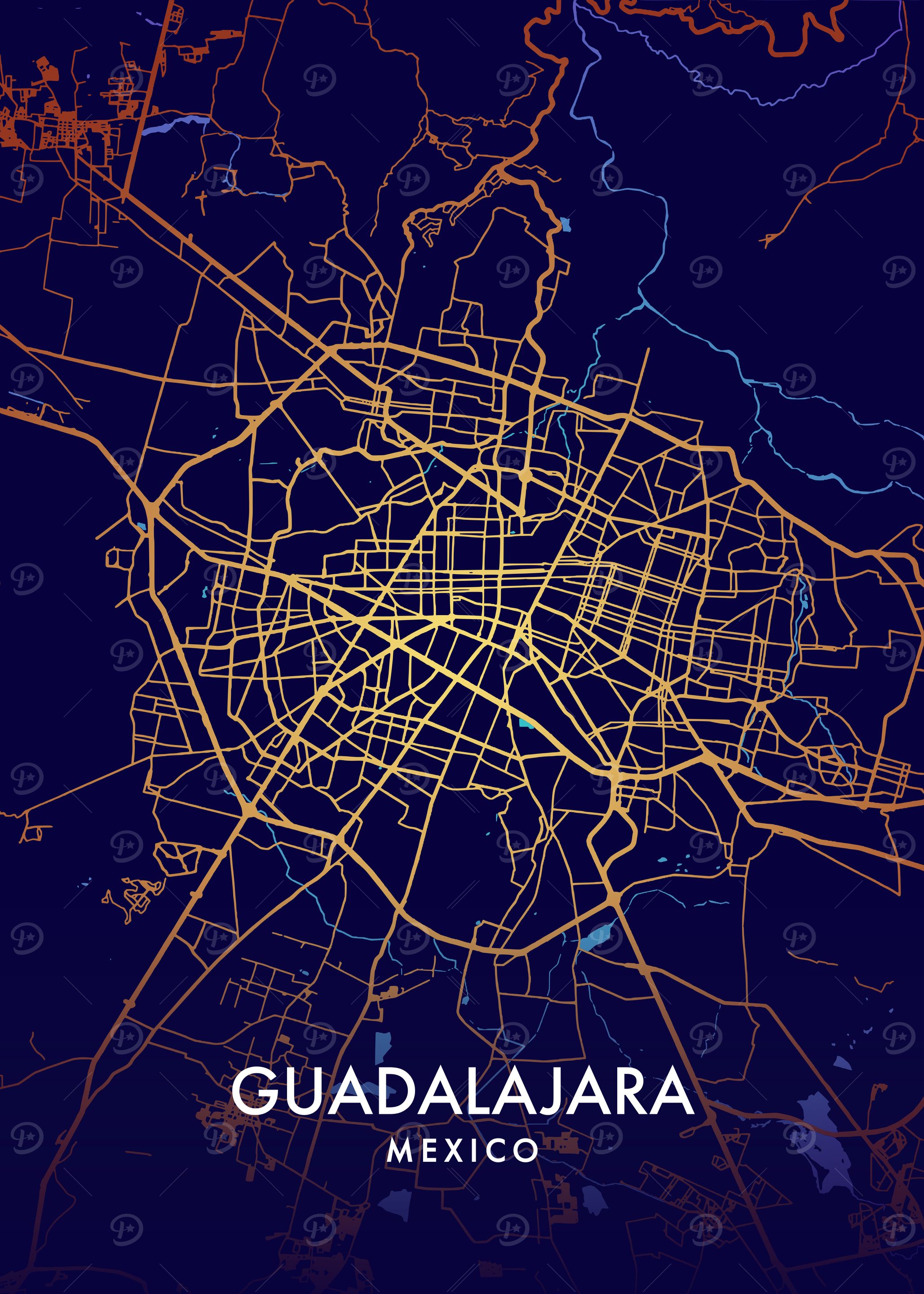 Guadalajara City Map
