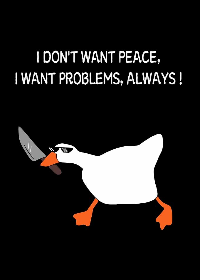 Goose with Knife Meme