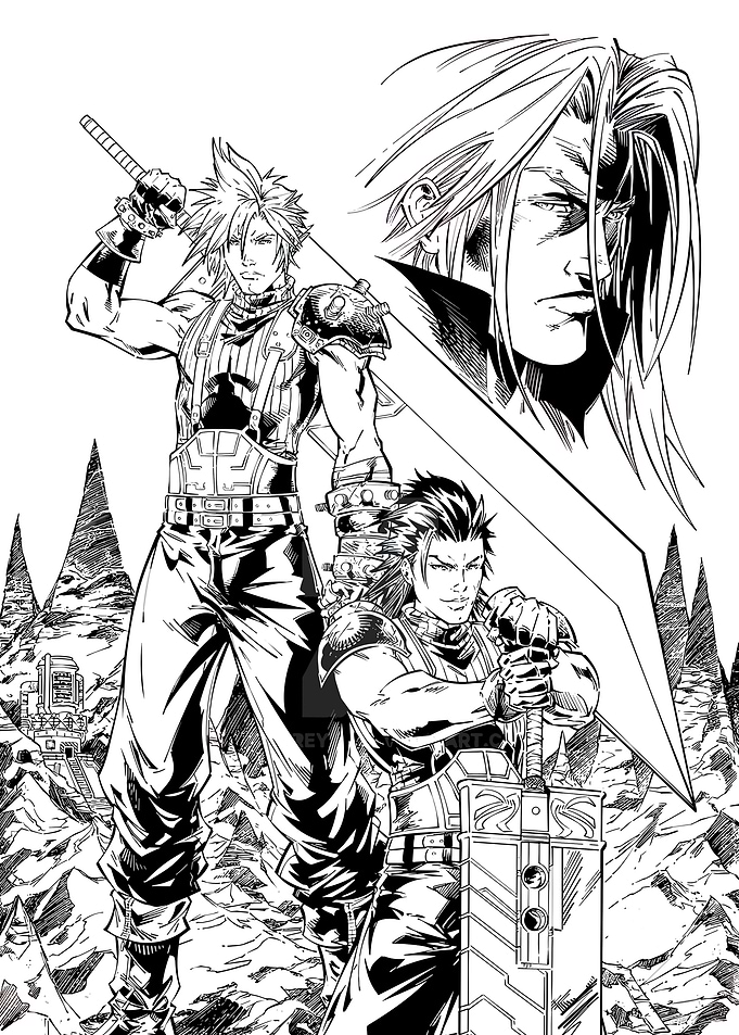 Final Fantasy VII: Cloud & Sephiroth